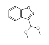 1,2-benzisoxazole-3-carbaldehyde dimethyl acetal Structure