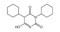 1,5-Dicyclohexylbarbituric acid structure