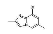 8-bromo-2,6-dimethylimidazo[1,2-a]pyridine结构式