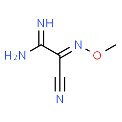 2-Cyano-2-(methoxyimino)acetamidine Structure