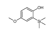 4-methoxy-2-trimethylsilylphenol结构式