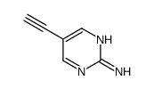 2-Pyrimidinamine, 5-ethynyl- (9CI) structure