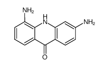 3,5-diamino-10H-acridin-9-one结构式