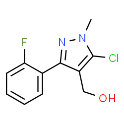 5-CHLORO-3-(2-FLUOROPHENYL)-1-METHYL-1H-PYRAZOLE-4-METHANOL picture