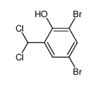 2,4-dibromo-6-dichloromethyl-phenol Structure