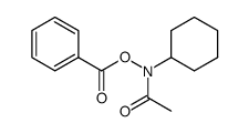 N-(benzoyloxy)-N-cyclohexylacetamide结构式