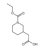 ethyl 3-carboxymethylpiperidine-1-carboxylate结构式