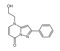 4-(2-hydroxyethyl)-2-phenylpyrazolo[1,5-a]pyrimidin-7-one Structure