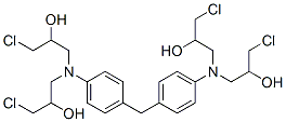 1,1',1'',1'''-[Methylenebis(4,1-phenylenenitrilo)]tetra(3-chloro-2-propanol)结构式
