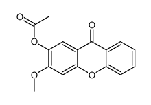 (3-methoxy-9-oxoxanthen-2-yl) acetate结构式