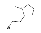 2-(2-bromoethyl)-1-methylpyrrolidine Structure