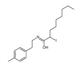 2-iodo-N-[2-(4-methylphenyl)ethyl]nonanamide Structure