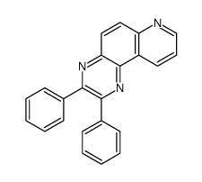 2,3-diphenylpyrido[3,2-f]quinoxaline结构式