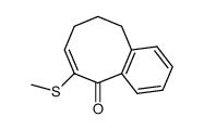 6-methylthio-9,10-dihydrobenzocyclo-octene-5(8H)-one Structure