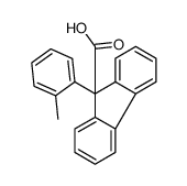 9-(2-methylphenyl)fluorene-9-carboxylic acid结构式