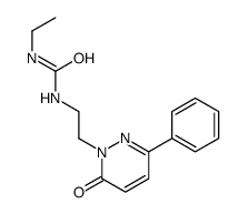 1-ethyl-3-[2-(6-oxo-3-phenylpyridazin-1-yl)ethyl]urea结构式
