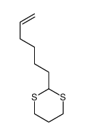 2-hex-5-enyl-1,3-dithiane Structure