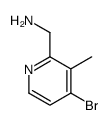 (4-bromo-3-methylpyridin-2-yl)methanamine结构式