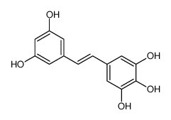 5-[2-(3,5-dihydroxyphenyl)ethenyl]benzene-1,2,3-triol Structure