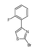 2-bromo-4-(2-fluorophenyl)thiazole结构式