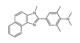 [2,6-Dimethyl-4-(3-methyl-3H-naphtho[1,2-d]imidazol-2-yl)-phenyl]-dimethyl-amine结构式