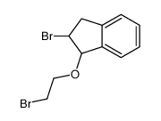 2-bromo-1-(2-bromoethoxy)-2,3-dihydro-1H-indene结构式