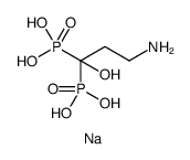 PAMIDRONICACIDMONOSODIUMSALT Structure