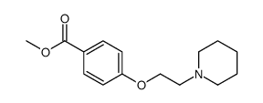 methyl 4-(2-piperidin-1-ylethoxy)benzoate Structure