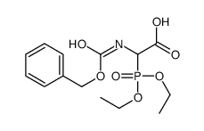 2-diethoxyphosphoryl-2-(phenylmethoxycarbonylamino)acetic acid Structure