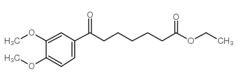 ethyl 7-(3,4-dimethoxyphenyl)-7-oxoheptanoate结构式