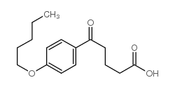 5-OXO-5-(4-PENTYLOXYPHENYL)VALERIC ACID结构式
