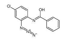 N-(2-azido-4-chlorophenyl)benzamide结构式