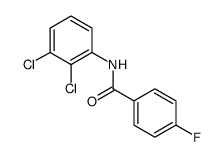 N-(2,3-dichlorophenyl)-4-fluorobenzamide structure