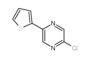 2-氯-5-噻吩-2-吡嗪结构式