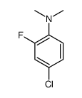 4-Chloro-2-fluoro-N,N-dimethylaniline结构式
