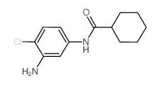 N-(3-氨基-4-氯苯基)环己烷羧酰胺结构式