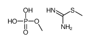 methyl carbamimidothioate,methyl dihydrogen phosphate结构式