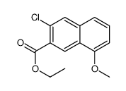 ethyl 3-chloro-8-methoxynaphthalene-2-carboxylate Structure