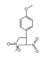 1-[(2S,3S)-1,3-dinitropentan-2-yl]-4-methoxybenzene结构式