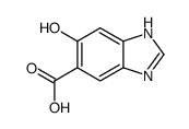 5(Or6)-Benzimidazolecarboxylicacid,6(or5)-hydroxy-(7CI) Structure