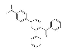 [4-[4-(dimethylamino)phenyl]-2-phenylphenyl]-phenylmethanone Structure