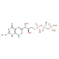 beta,gamma-methylene-7,8-dihydroneopterin 3'-triphosphate structure