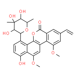 8-Vinyl-10,12-dimethoxy-1-hydroxy-4-(3-C-methyl-6-deoxy-β-L-glucopyranosyl)-6H-benzo[d]naphtho[1,2-b]pyran-6-one picture