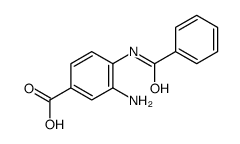 3-amino-4-benzamidobenzoic acid Structure