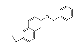 2-tert-butyl-6-phenylmethoxynaphthalene结构式