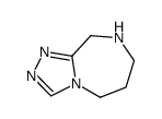 6,7,8,9-tetrahydro-5H-[1,2,4]triazolo[4,3-a][1,4]diazepine结构式