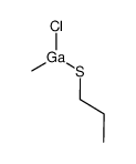 chloro(methyl)(n-propylthio)gallane结构式