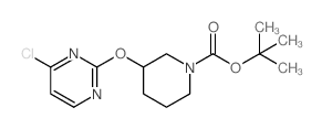 TERT-BUTYL 3-((4-CHLOROPYRIMIDIN-2-YL)OXY)PIPERIDINE-1-CARBOXYLATE picture