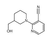 2-[3-(羟甲基)-1-哌啶基]-3-氰基吡啶结构式