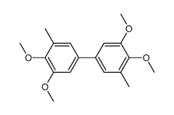 3,4,3',4'-Tetramethoxy-5,5'-dimethyl-biphenyl Structure